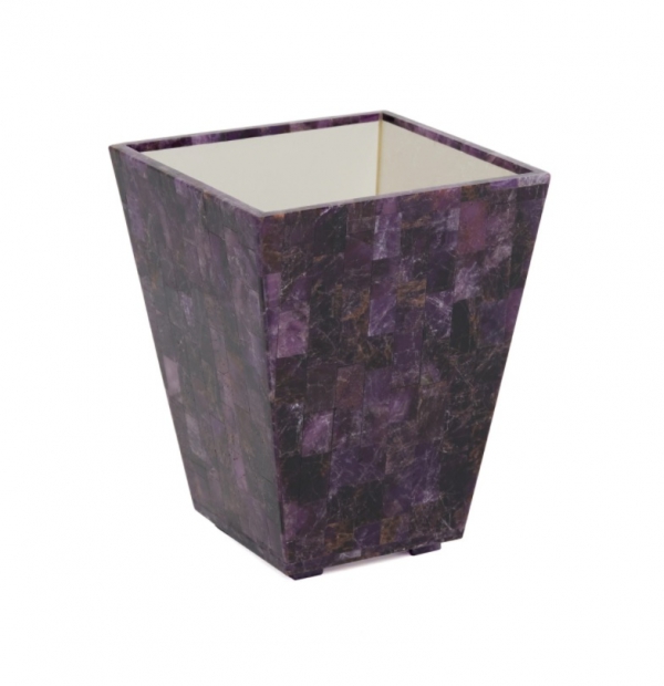 紫水晶喇叭形垃圾桶